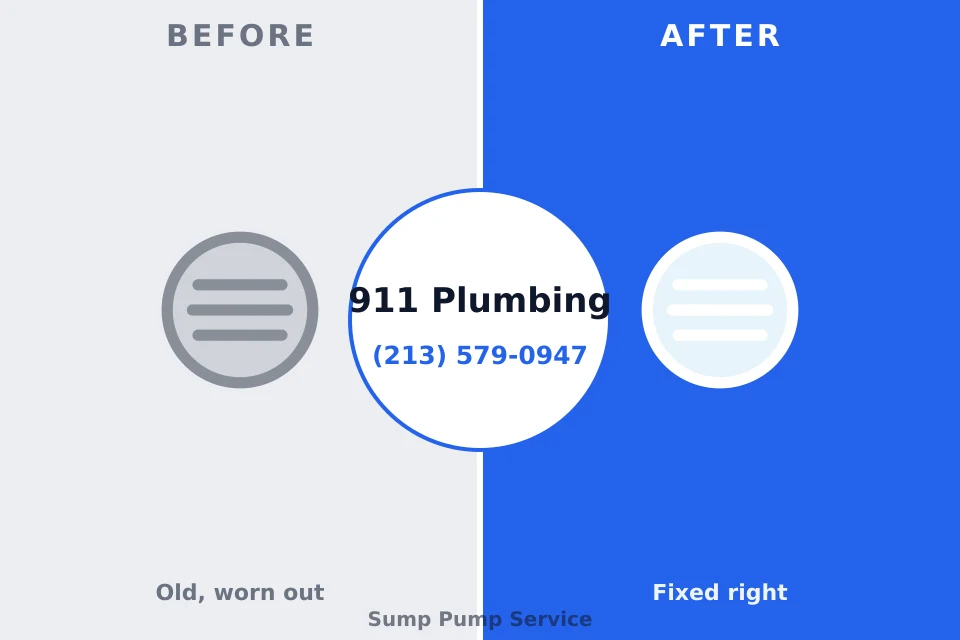Before and after: plumbing company Carrollwood, FL
